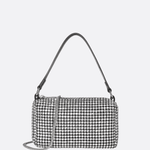 Silver Rhinestone Baguette Bag – Y2K Mini Party Purse - in Silver | Arvea Bags