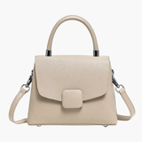 Skylar | Elegant Structured Leather Handbag with Timeless Appeal - in Light Blue | Arvea Bags
