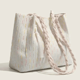 Soleil | Woven Straw Tote Bag – Light & Breezy - in Beige | Arvea Bags