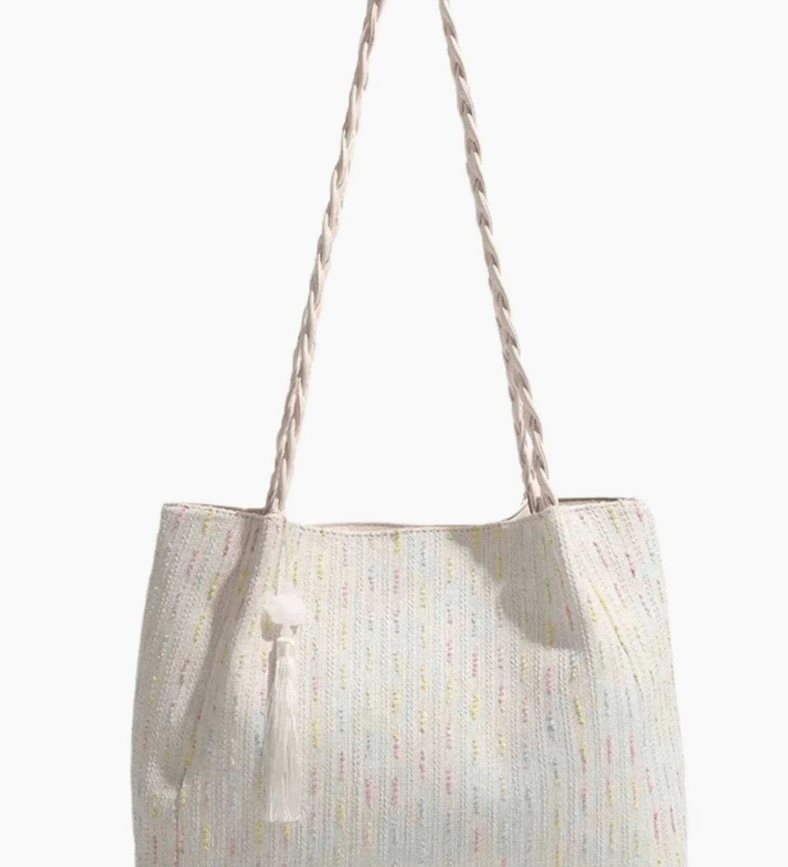 Soleil | Woven Straw Tote Bag – Light & Breezy - in Beige | Arvea Bags