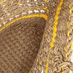 Solstice Rope Market Tote – Open - Weave Straw Bag - in Yellow | Arvea Bags