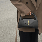 Solvienne | Black Leather Mini Handbag – Chic & Timeless - in Black | Arvea Bags