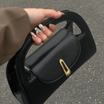Solvienne | Black Leather Mini Handbag – Chic & Timeless - in Black | Arvea Bags