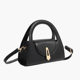 Solvienne | Black Leather Mini Handbag – Chic & Timeless - in Black | Arvea Bags