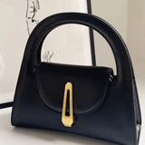 Solvienne | Black Leather Mini Handbag – Chic & Timeless - in Black | Arvea Bags