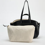 Sophia | Brown Leather Shopper Bag – Elegant & Practical - in Black | Arvea Bags