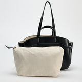 Sophia | Brown Leather Shopper Bag – Elegant & Practical - in Black | Arvea Bags