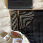 Sophia | Classic Black Leather Wallet – Timeless Elegance & Secure Sophistication - in Orange | Arvea Bags