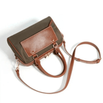 Sorynna | Two - Tone Leather Satchel – Elegant & Contemporary - in Dark Grey | Arvea Bags