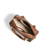 Sorynna | Two - Tone Leather Satchel – Elegant & Contemporary - in Dark Grey | Arvea Bags