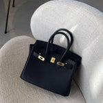 Stella Iconic Leather Handbag – Timeless, Structured & Luxurious - in Black | Arvea Bags