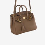 Stella Iconic Leather Handbag – Timeless, Structured & Luxurious - in Black | Arvea Bags
