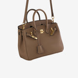Stella Iconic Leather Handbag – Timeless, Structured & Luxurious - in Black | Arvea Bags