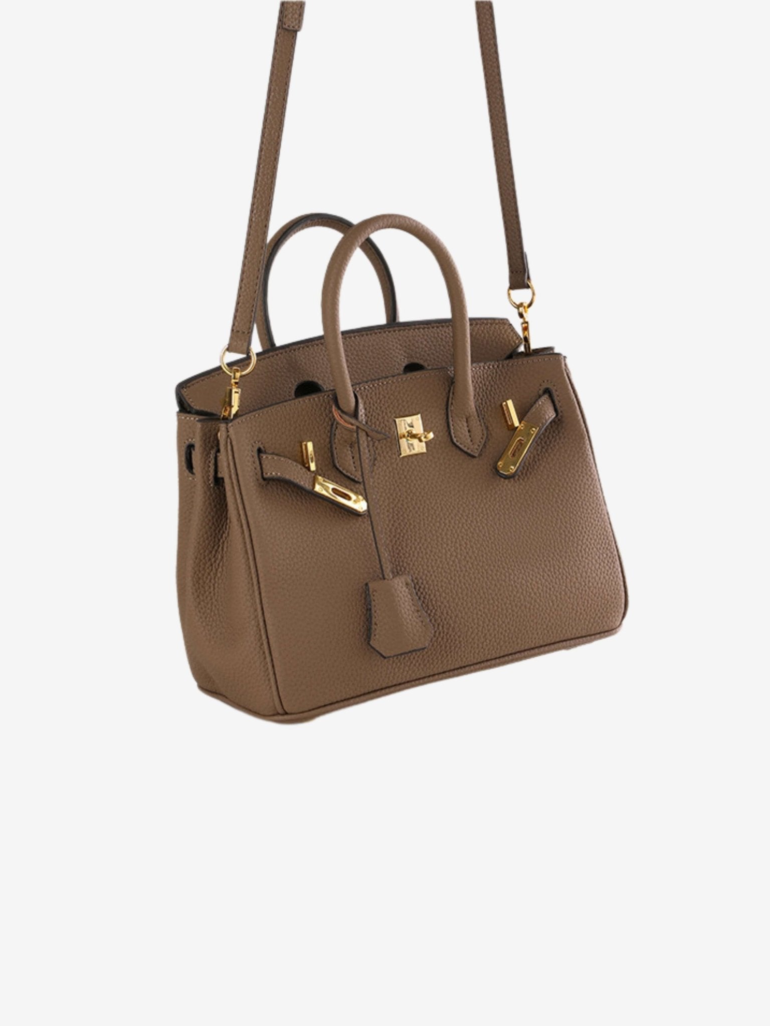 Stella Iconic Leather Handbag – Timeless, Structured & Luxurious - in Black | Arvea Bags
