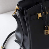 Stella Iconic Leather Handbag – Timeless, Structured & Luxurious - in Black | Arvea Bags