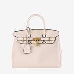 Stella Iconic Leather Handbag – Timeless, Structured & Luxurious - in Off White | Arvea Bags