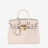 Stella Iconic Leather Handbag – Timeless, Structured & Luxurious - in Off White | Arvea Bags