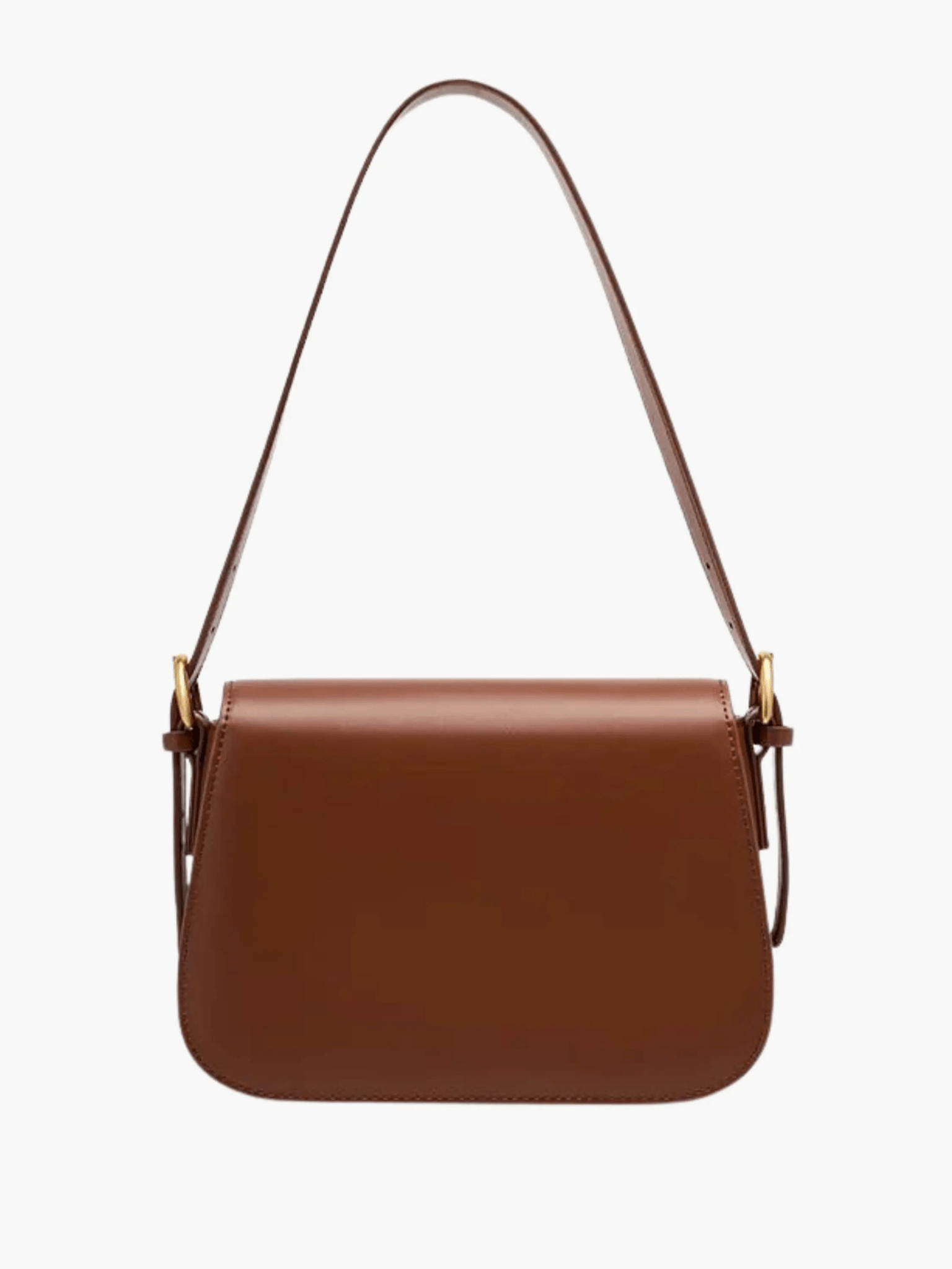 Structured Elegant Handbag – Designer - Inspired Crossbody with Luxe Finish - in Dark Brown | Arvea Bags
