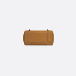 Structured Handbag with Top Handle and Detachable Strap – Compact Everyday Bag - in Camel | Arvea Bags