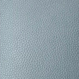 Structured Leather Bowling Bag with Top Handles - in Light Blue | Arvea Bags