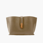 Structured Tote Handbag – Elegant Everyday Shoulder Bag for Work & Outings - in Beige | Arvea Bags