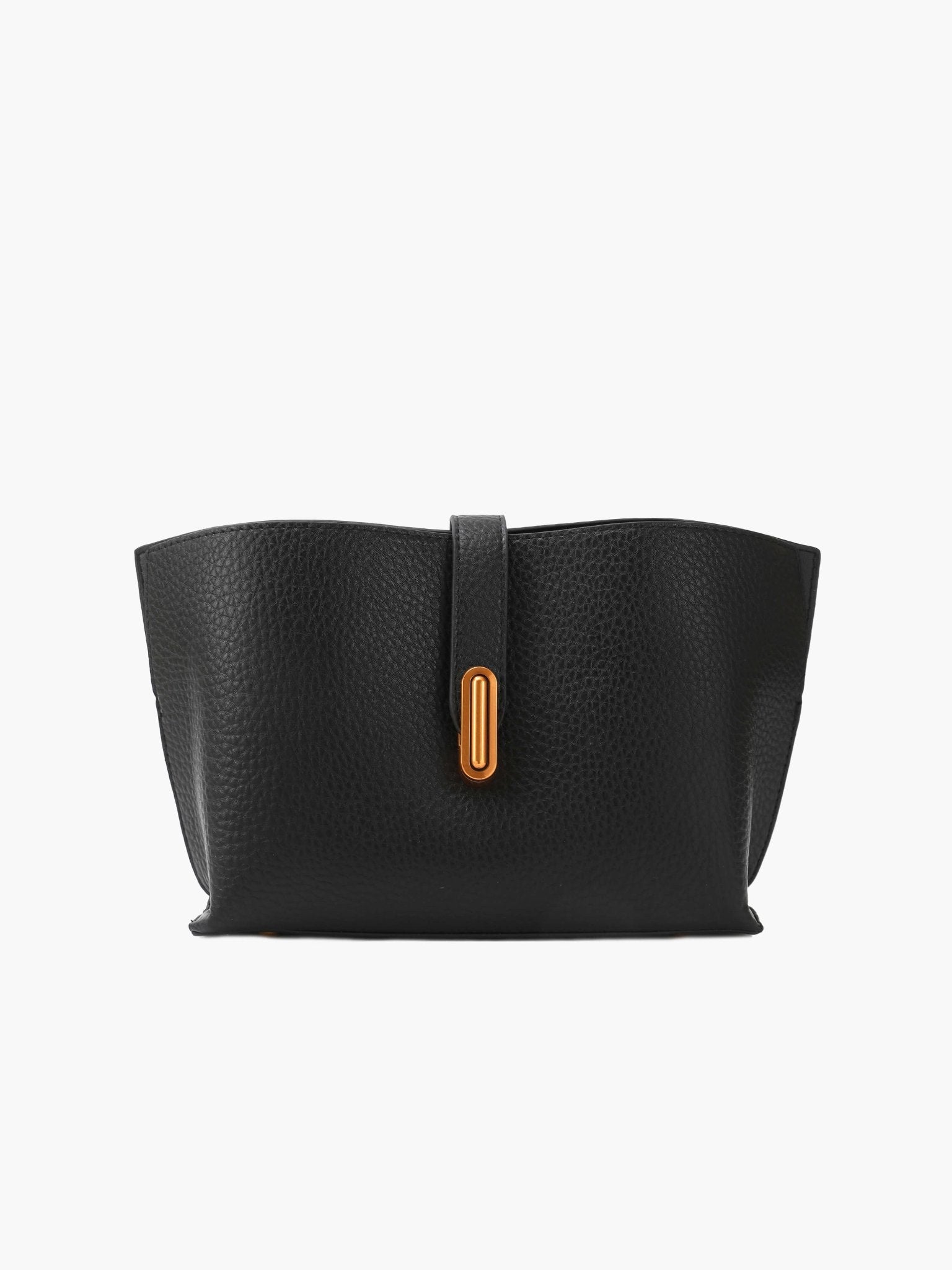 Structured Tote Handbag – Elegant Everyday Shoulder Bag for Work & Outings - in Black | Arvea Bags