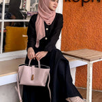Structured Tote Handbag – Elegant Everyday Shoulder Bag for Work & Outings - in Pink | Arvea Bags