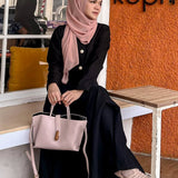 Structured Tote Handbag – Elegant Everyday Shoulder Bag for Work & Outings - in Pink | Arvea Bags