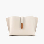 Structured Tote Handbag – Elegant Everyday Shoulder Bag for Work & Outings - in White | Arvea Bags