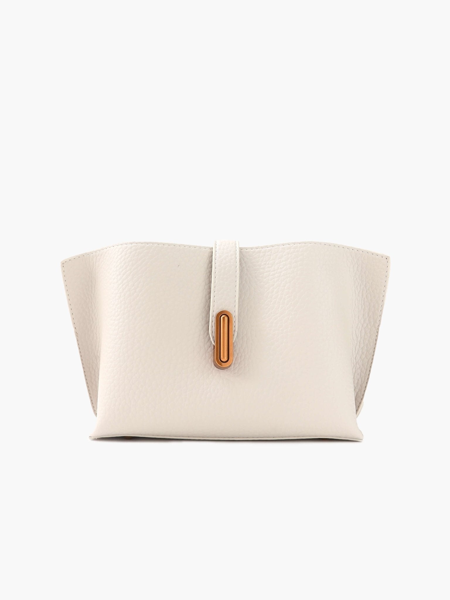 Structured Tote Handbag – Elegant Everyday Shoulder Bag for Work & Outings - in White | Arvea Bags