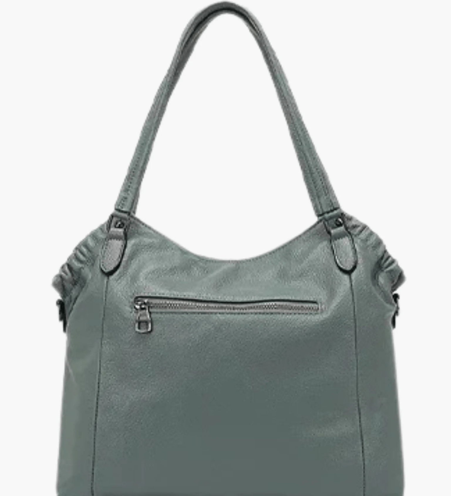 Talyssia | Luxe Slate Blue Leather Tote Bag – Chic & Functional - in Black | Arvea Bags