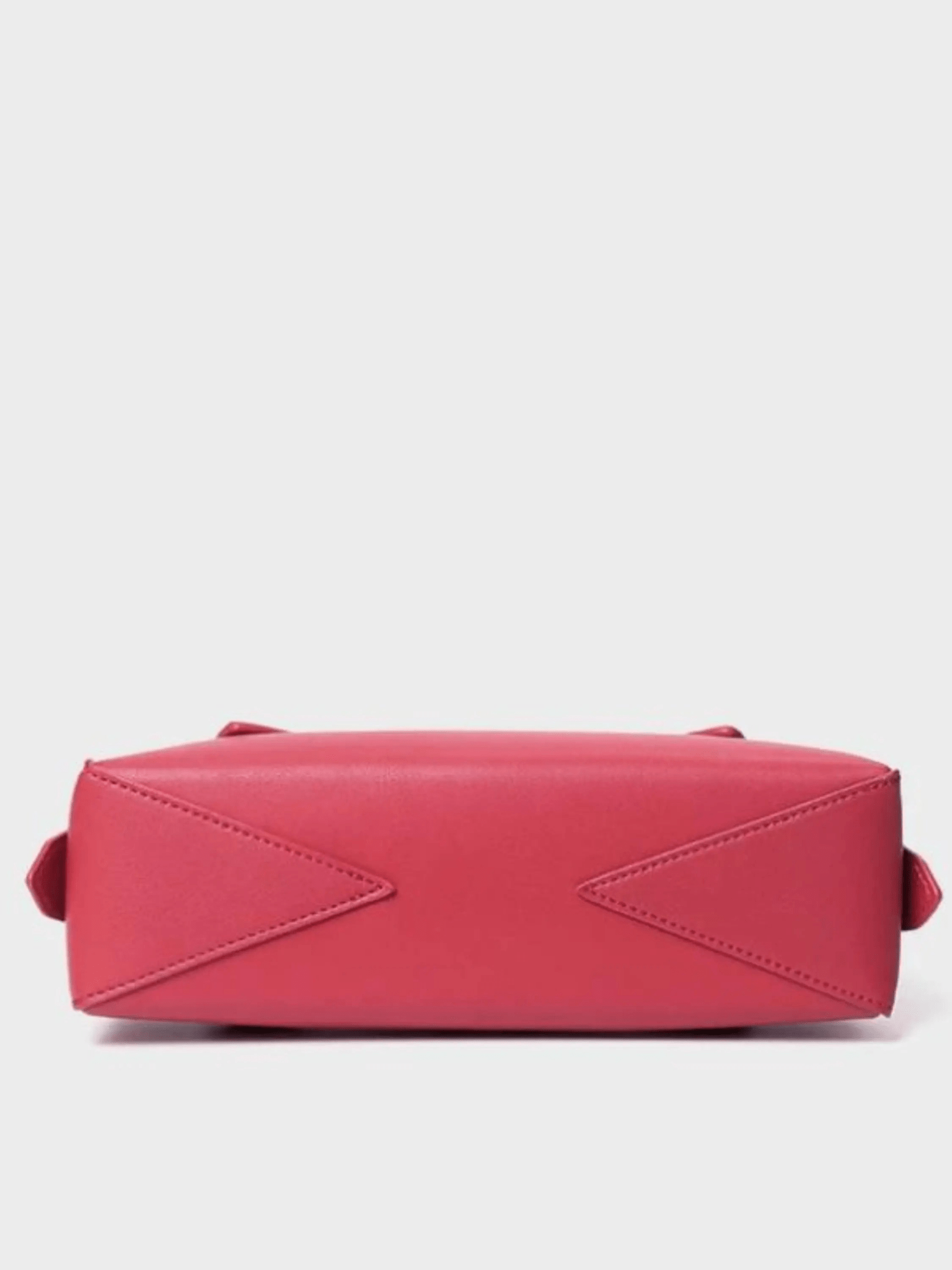 Tessaria | White Leather Shoulder Bag – Elegant & Minimalist - in Red | Arvea Bags