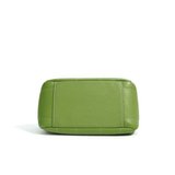 Tessoria | Green Pebbled Leather Tote – Bold & Elegant - in Green | Arvea Bags