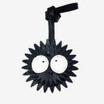 Thaloria | Spiky Black Leather Bag Charm – Playful, Edgy & Unique - in Black | Arvea Bags