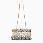 Thessira | Exquisite Jeweled Evening Clutch – Luxurious & Statement - Making Design - in Gold | Arvea Bags