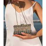 Thessira | Exquisite Jeweled Evening Clutch – Luxurious & Statement - Making Design - in Gold | Arvea Bags
