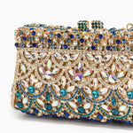 Thessira | Exquisite Jeweled Evening Clutch – Luxurious & Statement - Making Design - in Gold | Arvea Bags