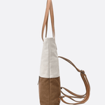 Two - Tone Canvas Tote Bag for Women – Minimalist Everyday Carry - in Gray | Arvea Bags