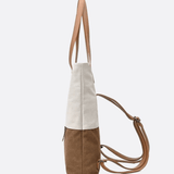 Two - Tone Canvas Tote Bag for Women – Minimalist Everyday Carry - in Gray | Arvea Bags