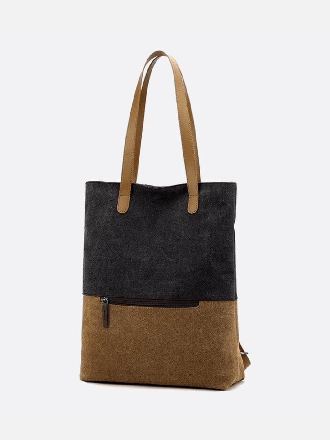 Two - Tone Canvas Tote Bag for Women – Minimalist Everyday Carry - in Off White | Arvea Bags