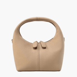 Valdira | Tan Leather Hobo Bag – Minimalist & Chic - in Classic Brown | Arvea Bags