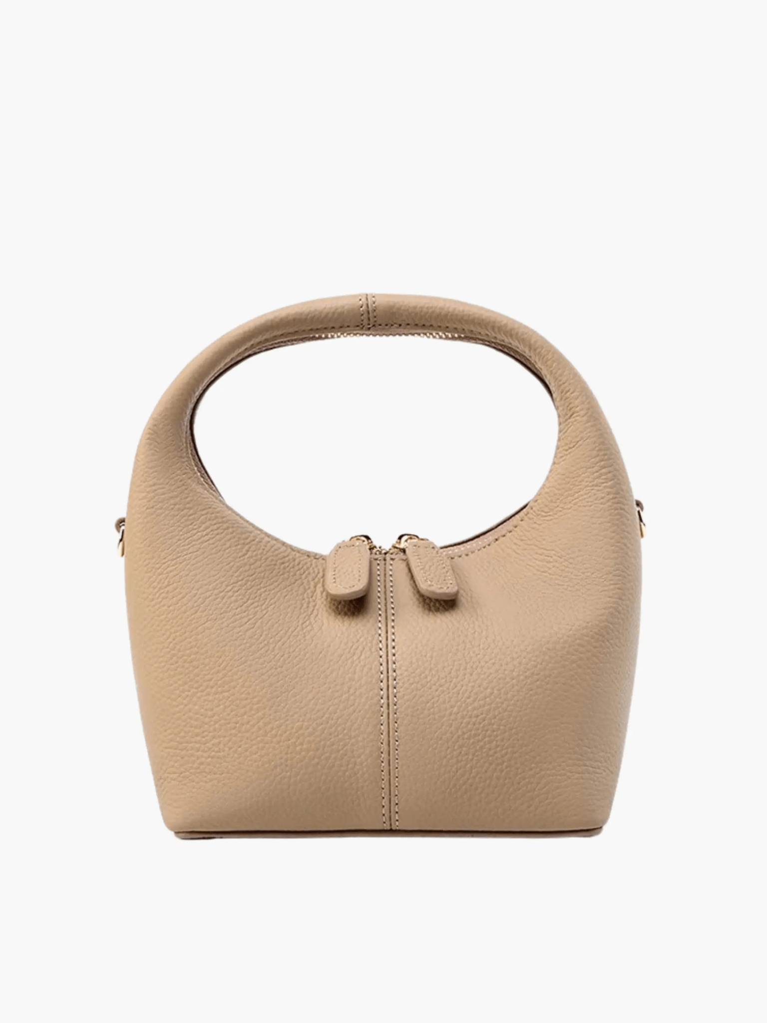 Valdira | Tan Leather Hobo Bag – Minimalist & Chic - in Classic Brown | Arvea Bags