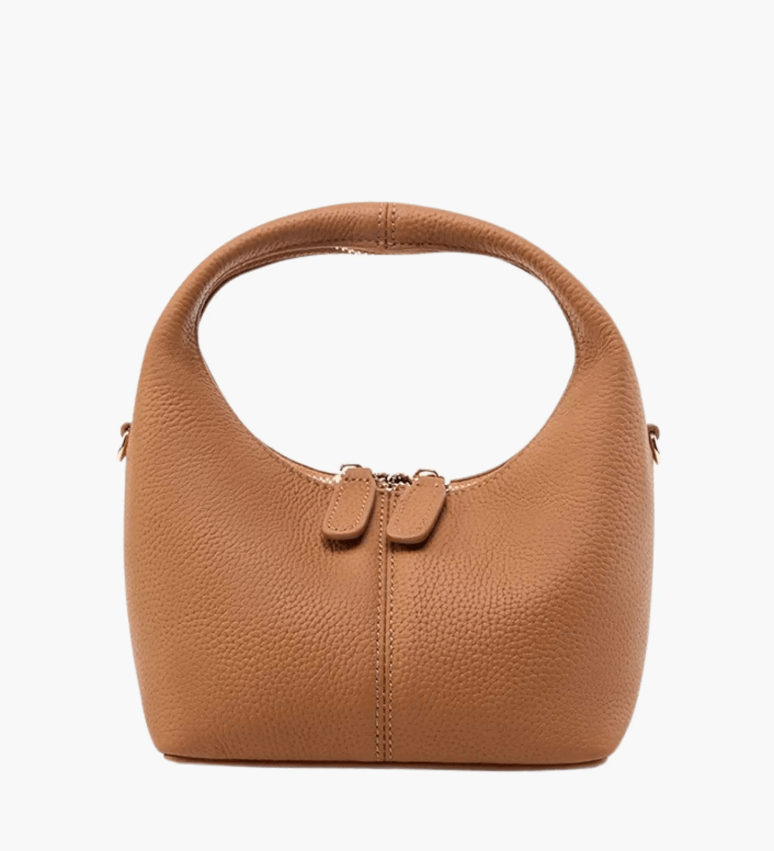Valdira | Tan Leather Hobo Bag – Minimalist & Chic - in Classic Brown | Arvea Bags