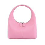 Valdira | Tan Leather Hobo Bag – Minimalist & Chic - in Pink | Arvea Bags