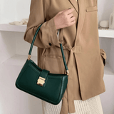 Valencia | Black Luxe Leather Shoulder Bag – Bold & Sophisticated - in Black | Arvea Bags