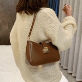 Valencia | Black Luxe Leather Shoulder Bag – Bold & Sophisticated - in Black | Arvea Bags
