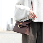 Valencia Elegant Black Leather Shoulder Bag – Timeless Sophistication & Versatility - in Black | Arvea Bags