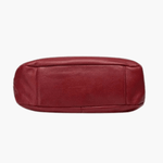 Valeria | Red Leather Hobo Bag – Bold & Functional - in Red | Arvea Bags
