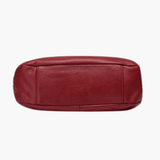 Valeria | Red Leather Hobo Bag – Bold & Functional - in Red | Arvea Bags