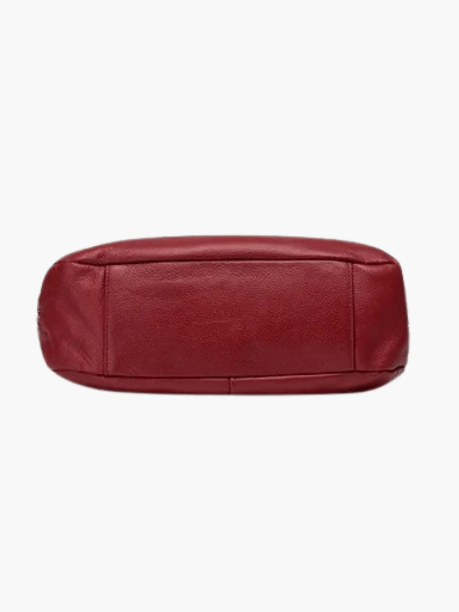 Valeria | Red Leather Hobo Bag – Bold & Functional - in Red | Arvea Bags